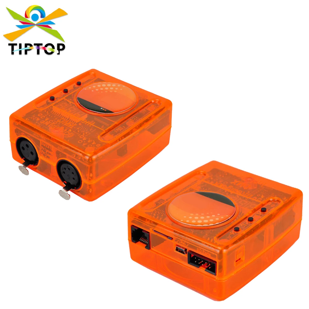 TIPTOP Stage DMX Suite 2 FC 2017 Version DMX512 Stage Light Professional Controller Orange Color Box 3PIN 5PIN XLR Socket