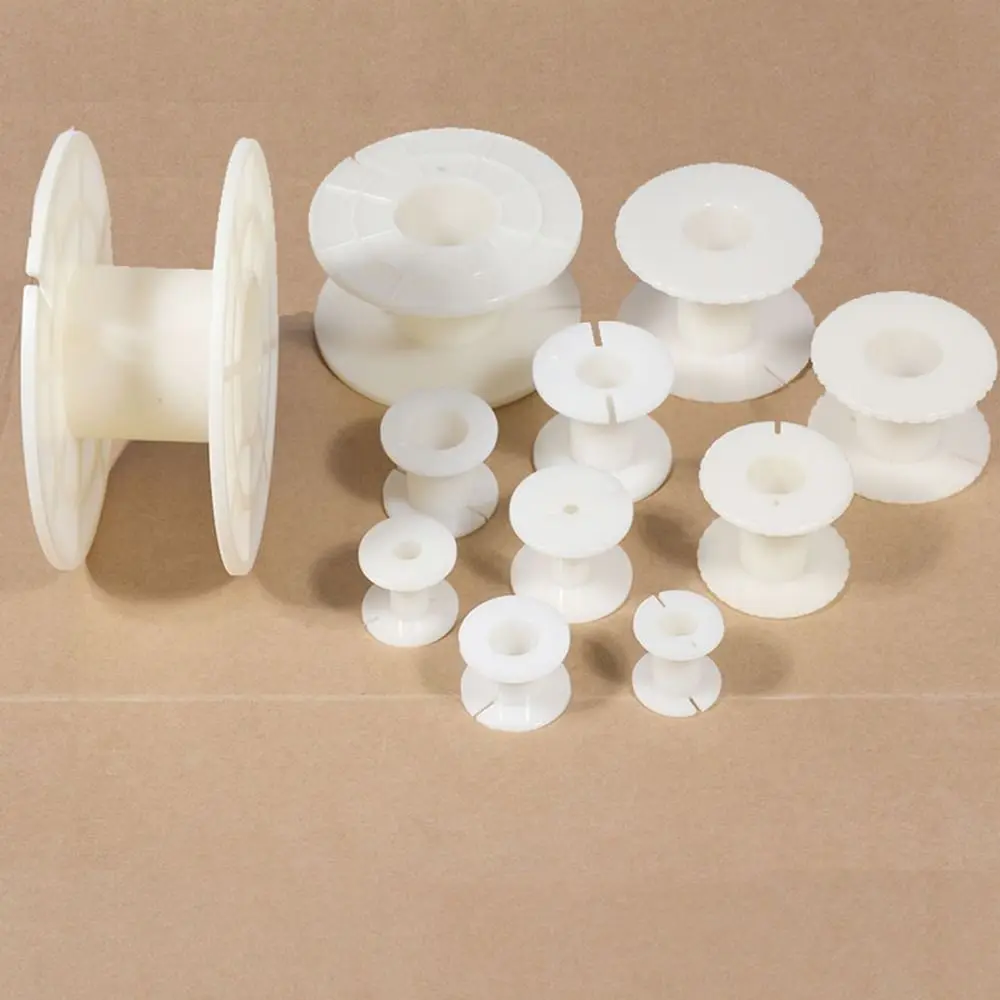 5/10Pcs Plastic Bobbin Wire Coil Frame Round Bobbin Inductive Skeleton Speaker Crossover Coil Frame ABS Plastic Wire Axis Holder