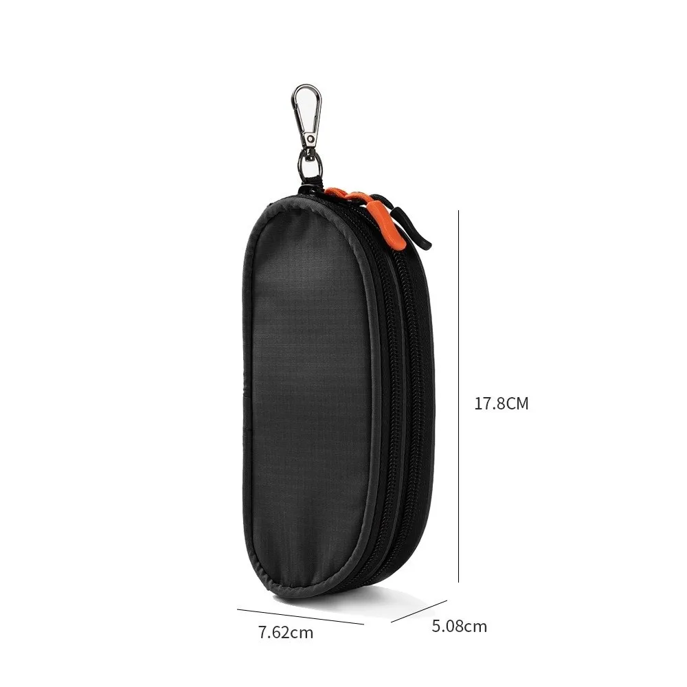 Portable Double Layer Sunglasses Case Durable Multi-Functional Glasses Bag Waterproof Money Pouch Organizer Business Trips