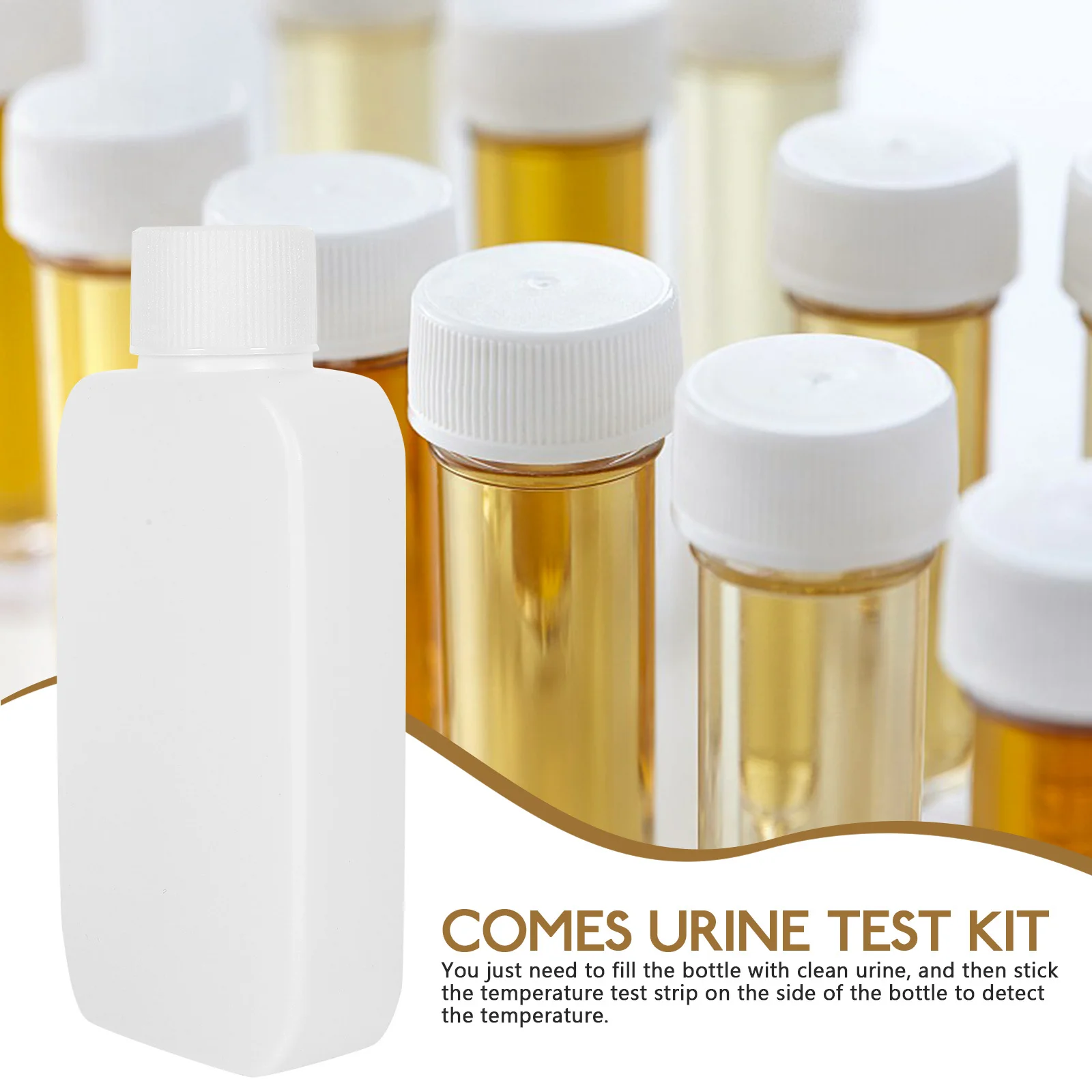 

Temperature Test Diaper Bottle Set Disposable Thermometer Strips Supplies Urinary Travel