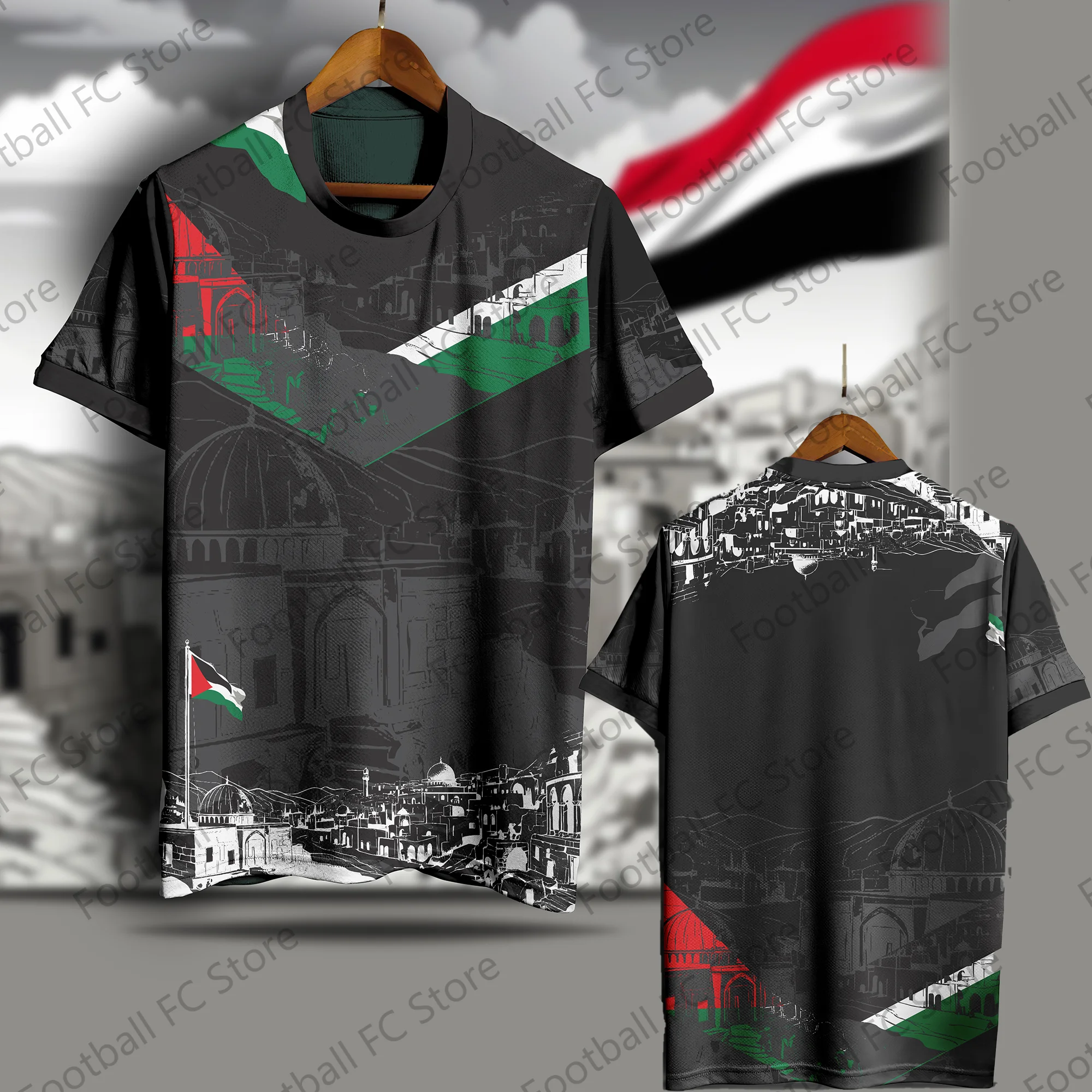 Camiseta de fútbol del Premier de Palestina exclusiva, Kit de entrenamiento para jóvenes y adultos, camiseta de fútbol conmemorativa especial, nueva temporada 2024