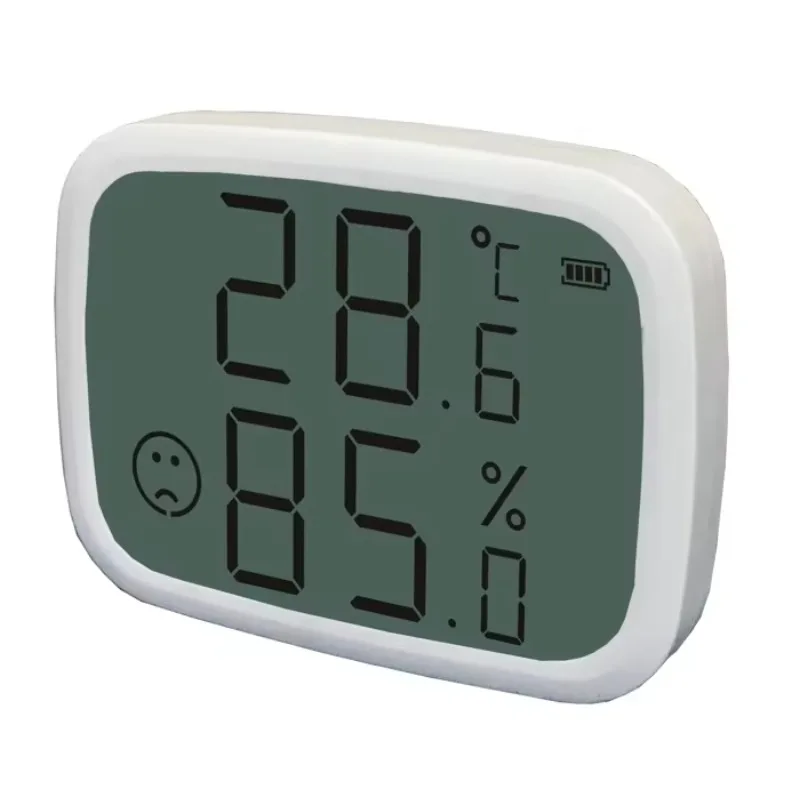 Fast Response LCD Display Indoor Temperature Humidity Transmitter Battery Power Supply Customizable ODM for Room Measurement