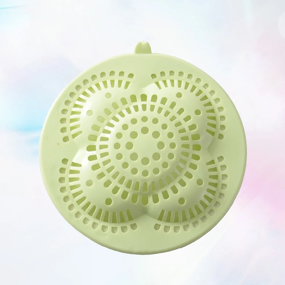 

Silicone Kitchen Sink Filter Anti-Clogging Hair Catcher Green Wear-Resistant Durable Temperature Resistant 50c