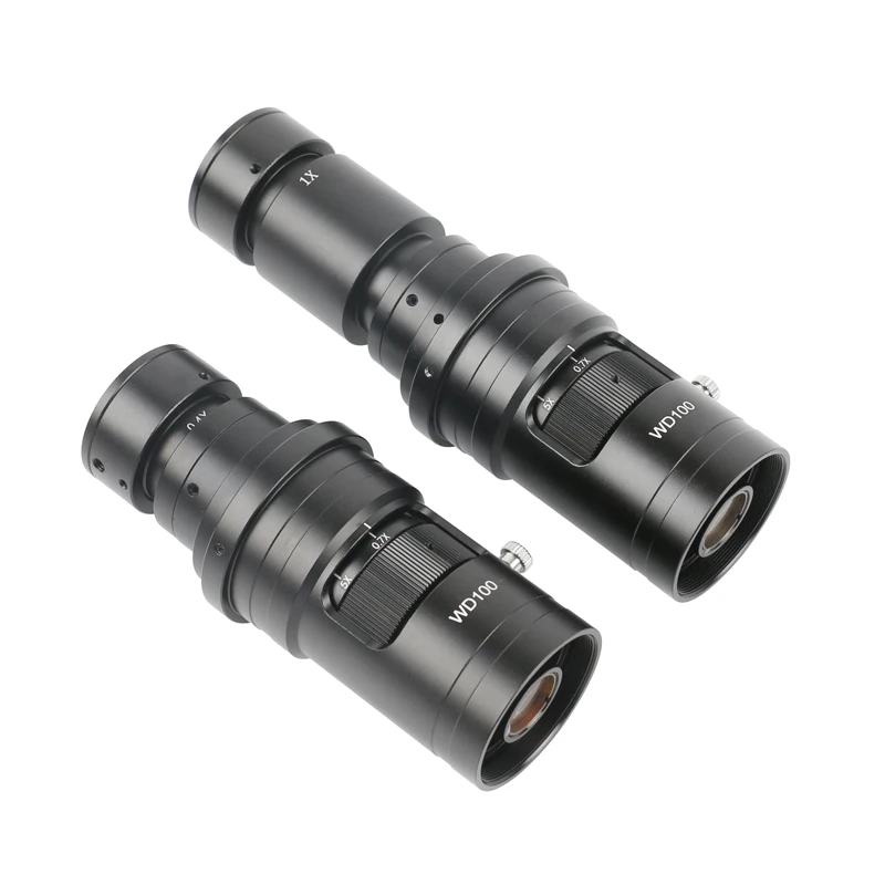 120X/180X/300X/200X/500X Zoom C Mount Lens Industrial PCB Inspection Lab Detected Magnifier For HDMI USB Microscope Camera