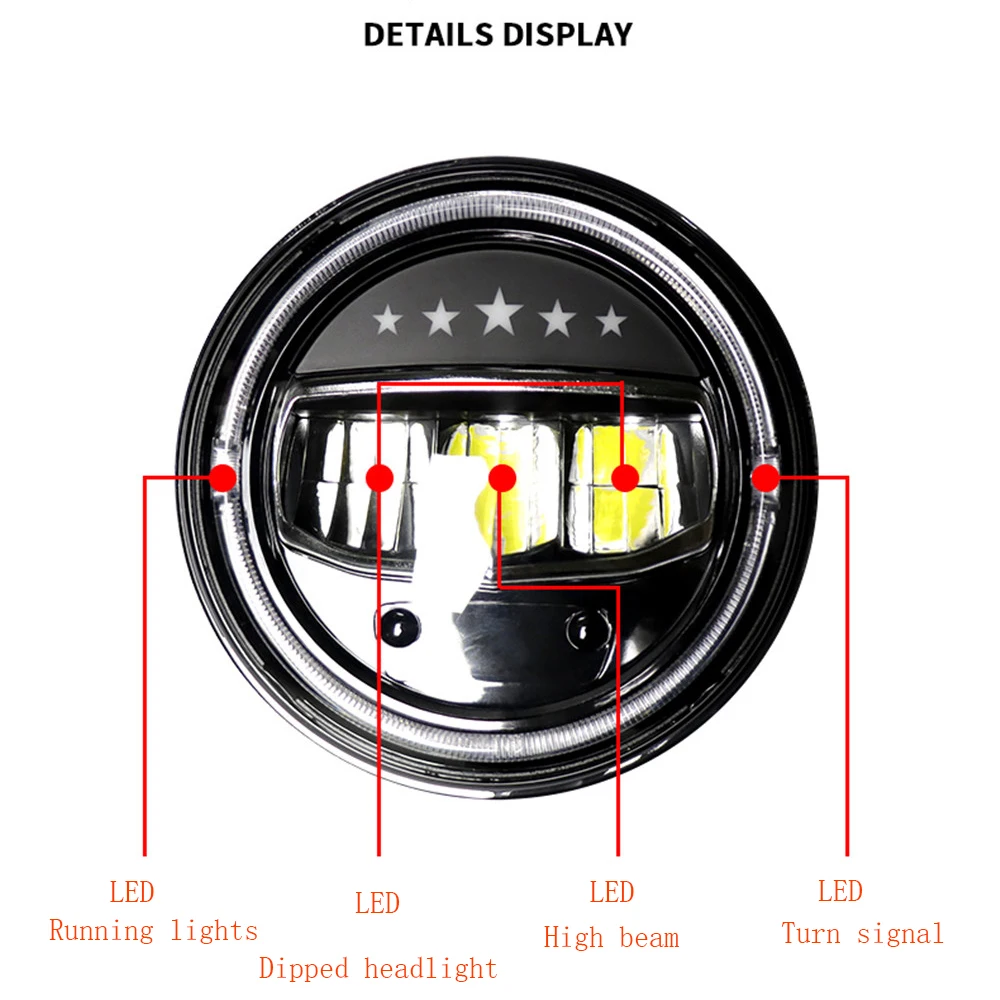 سيارة الجبهة LED المصباح لسوزوكي جيمي 2018 2019 2020 2021 كشافات التصميم الديناميكي بدوره إشارة متتابعة ضوء الجمعية