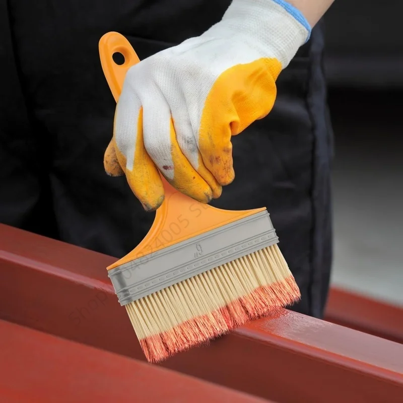 Pincel de pintura de plástico práctico, juego de herramientas de pintura multifunción para pared y muebles, pinceles de pintura de 1-5 pulgadas, 5 uds.