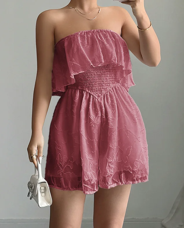 Elegant White Jumpsuit for Summer Women Hot Selling Temperament Commuting New Fashion Women's Vacation Sexy High Waist Rompers