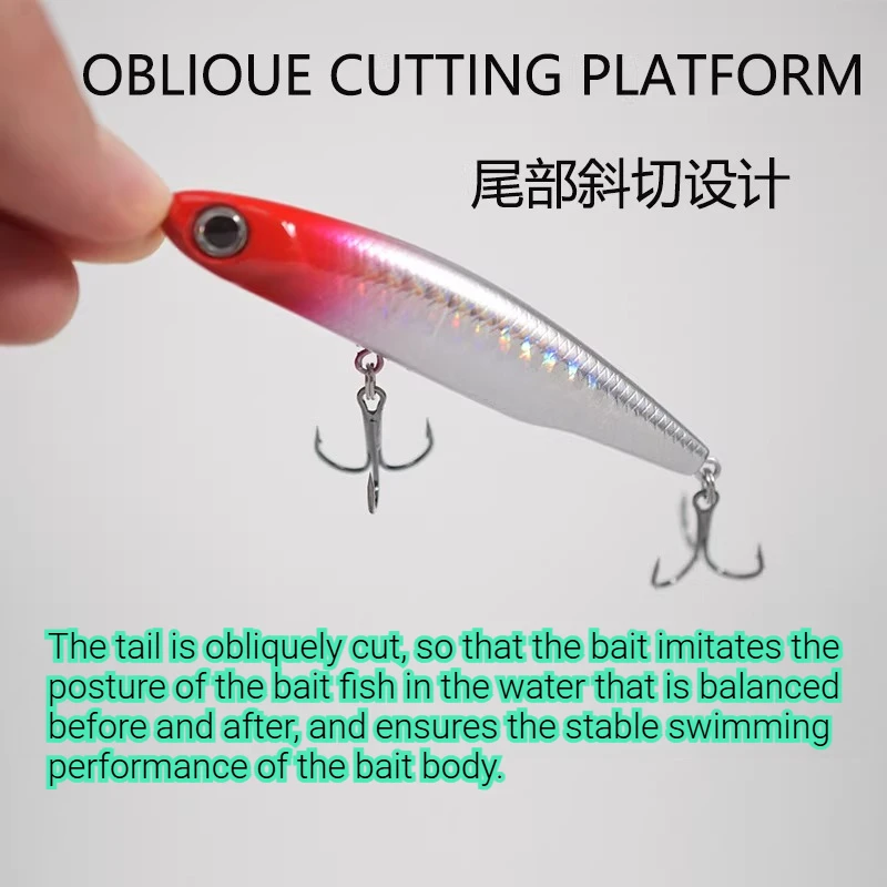 1Pcs Sinking Pencil 3.2g/5g/8g/12g Artificial Bait Hard Baits Trout Bass Lures Wobblers for Pike Fishing Lure Spinning Stickbait