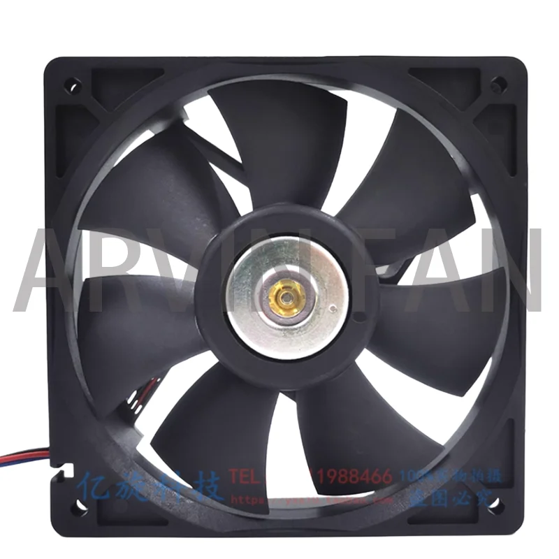 AFB1212HH-R00 12V 0.50A 12025 Dual Ball High Air Volume Chassis Fan