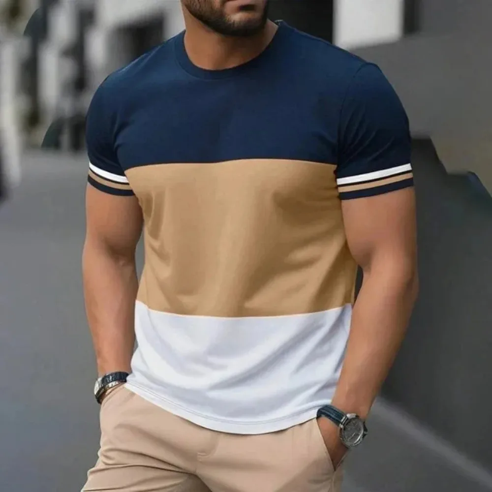 3D Printed  Summer Men Sport Quick-drying BreathaT-Shirt Fashion TrendOutdoor Street Y2K Short Sleeve Large Size Comfortable Top
