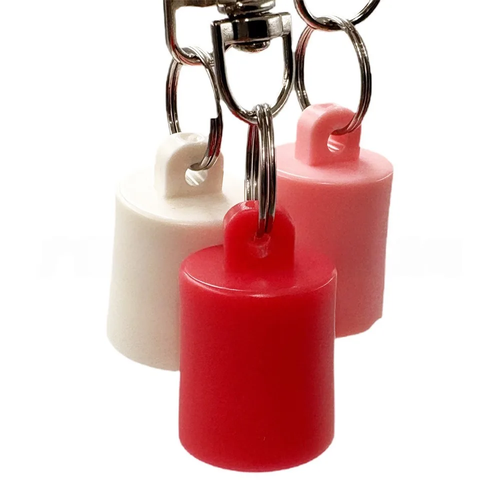 Portachiavi per lucidalabbra per frigoriferi estivi Portachiavi porta balsamo per labbra - Cuffia portatile per lucidalabbra compatibile con i frigoriferi estivi