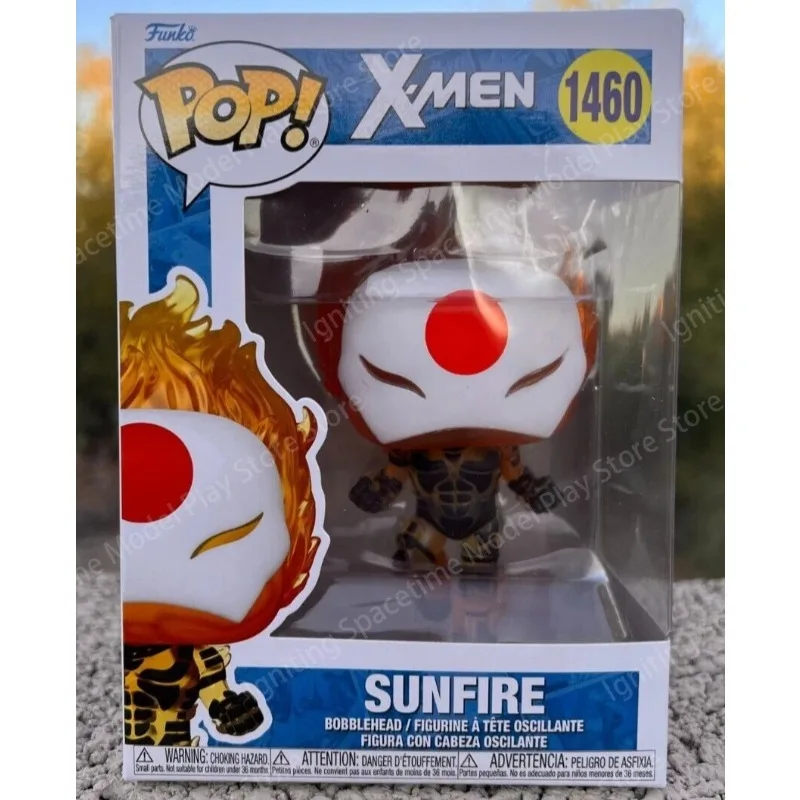 Funko POP Marvel X-Men: La Era del Apocalipsis # 1460 Artículos # 84117 Figura Coleccionable de Personaje con Efecto de Fuego Sunfire, Modelo de Estatua