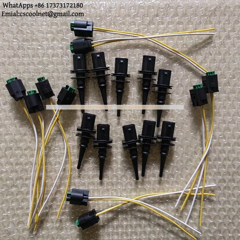 JS02 Exterior Air Ambient Temp Sensor With Pigtail Connector For BMW MINI E46 E39 E38 X3 X5 M5 M6 Z4