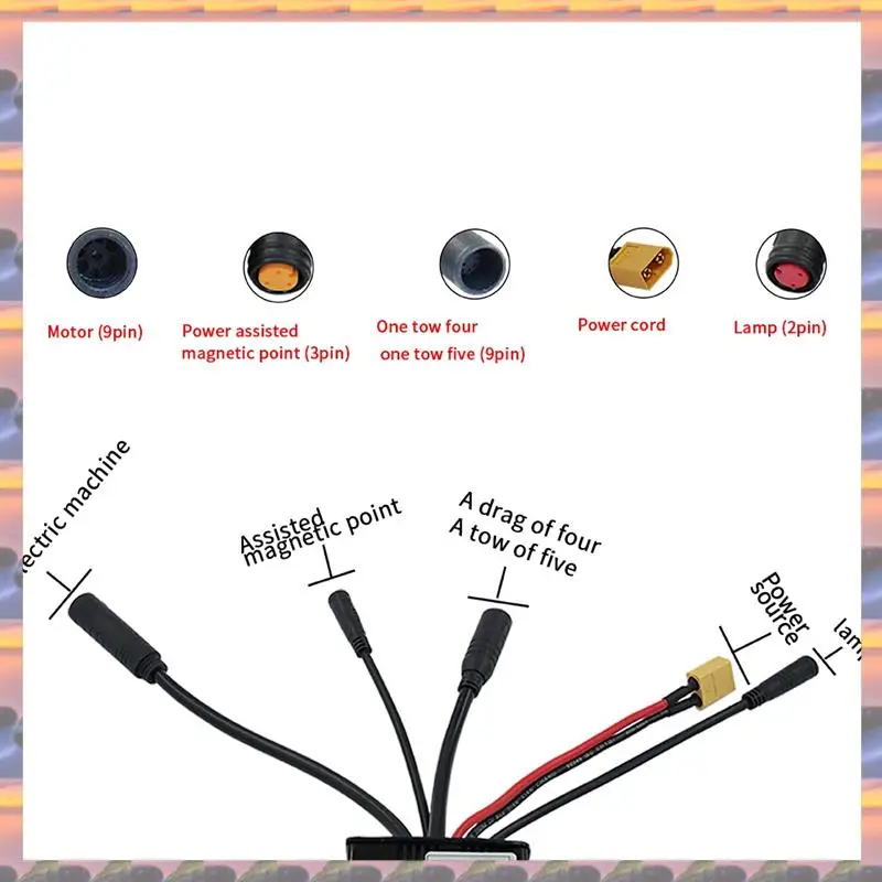 

ABML For 36V 48V 500W750W Motor Electric Bike Motor Controller Kit With UKC3 LCD Display Electric Bicycle Scooter Parts