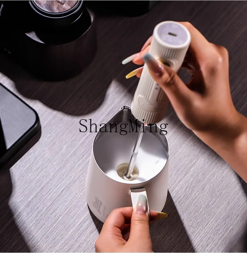 ZYY มือถือไฟฟ้าเครื่องโฟมนมกาแฟนมโฟมเครื่องใช้ในครัวเรือน Beat นมโฟมบาร์ Stirrer