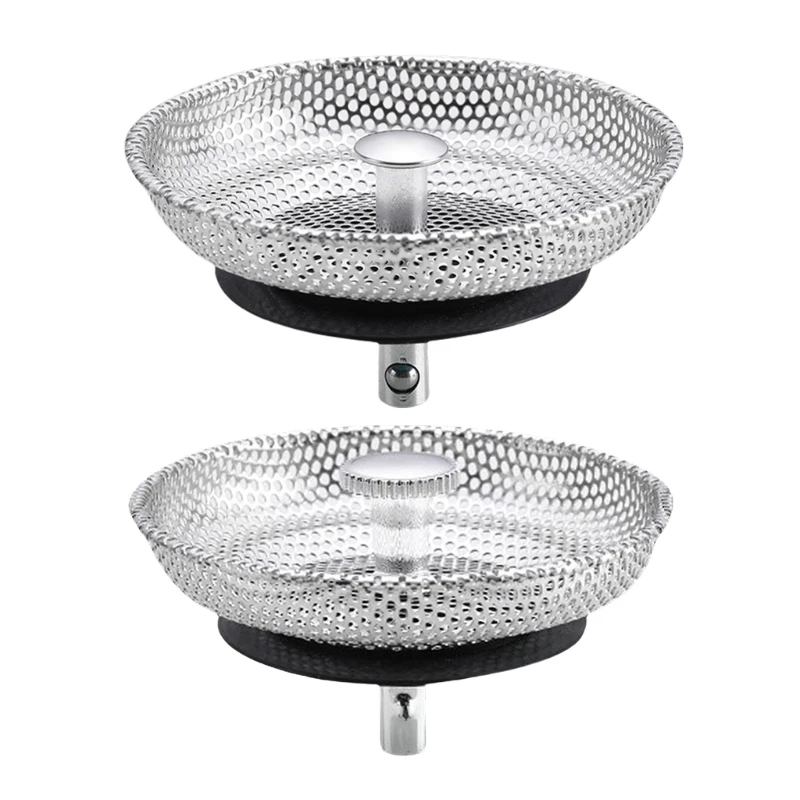 

Steel Sink Plugs Prevents Water Leakage Easy To Install Sink Strainer Stable Sink Stoppers for Home Or Restaurant