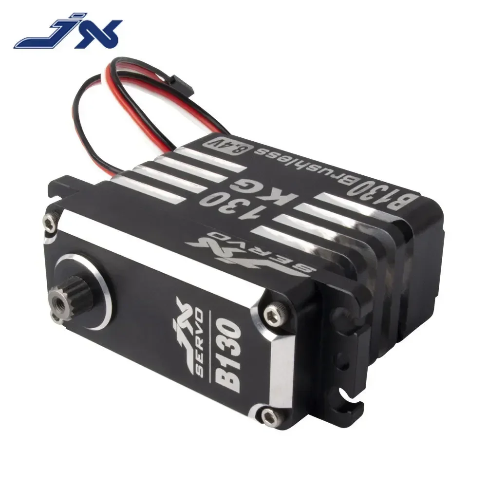 JX B130 130KG 180 Degress Torque Digital Brushless Servo Full CNC Metal Gear High Performance for RC Car Robot Drone Robot