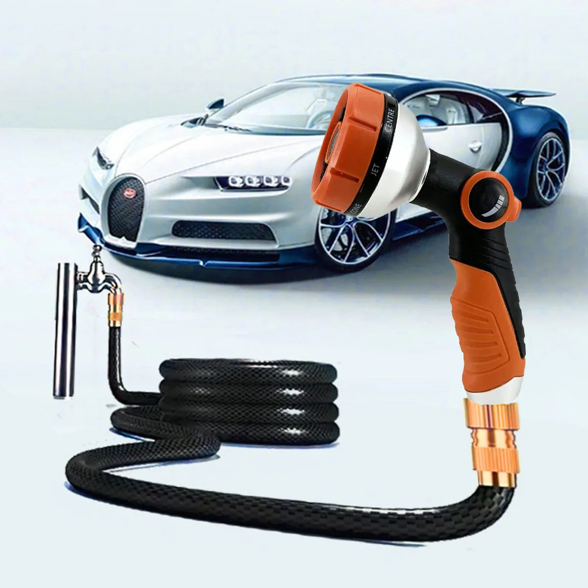 Portable Multifunctional Pressure Washers Gun 10 Modes Garden Sprinkler Heavy High Pressure Water Gun Irrigation Garden Watering