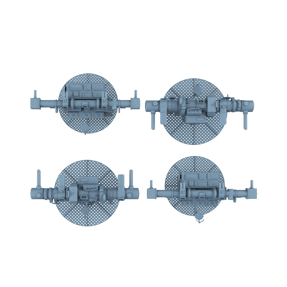 LYCG200343 1/200 Model Upgrade Parts German Bismarck main And Secondary Artillery Rangefinder&Heavy AA Artillery Rangefinder