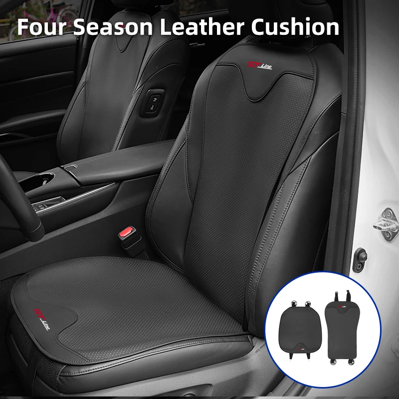 Car Seat Cushion Breathable Backrest Seat Cover Accessories For Ford ST Racing Performance Focus Mk2 Mk3 Fiesta Ranger Mondeo S- - view 3