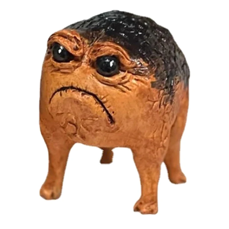 Grumpy Frog Toad Statue brutto Angry Outdoor Garden Yard Frog Decor Statue Fun novità Home Office Frog Decor Sculpture