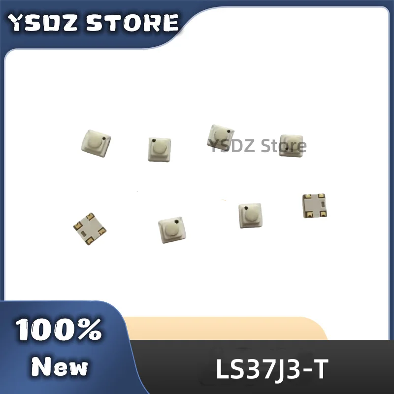 50~200PCS/LOT LS37J3-T Original sealed tact switch 3.1*3.3*2.5 SMD 4-pin button micro-movement in stock Fast Shipping