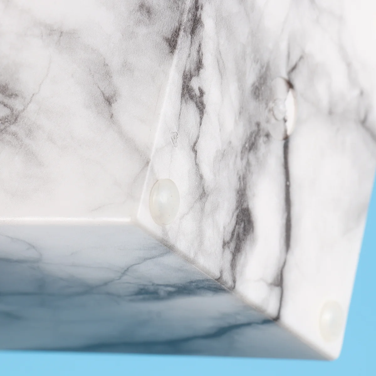 

Marble Pattern Plastic Pen Holder Thickened Desktop Organizer For Pens Makeup Brushes Chopsticks Storage Desk Decoration