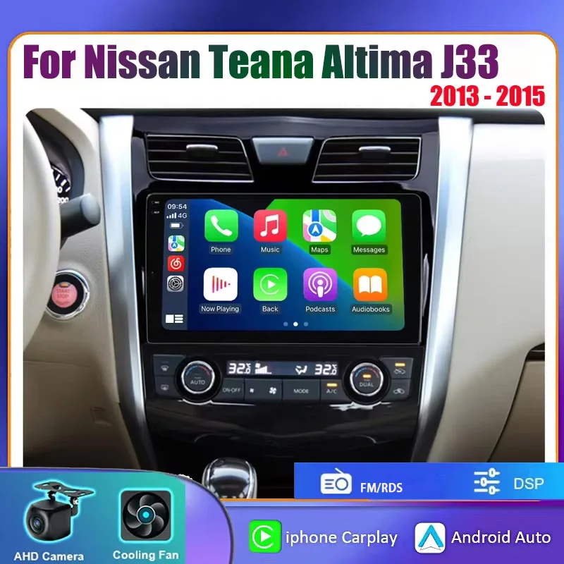 

10.1"6+128GB Android Car Radio GPS For Nissan Teana Altima J33 2013-2018 Multimedia Player Android Car Stereo Auto Radio Player