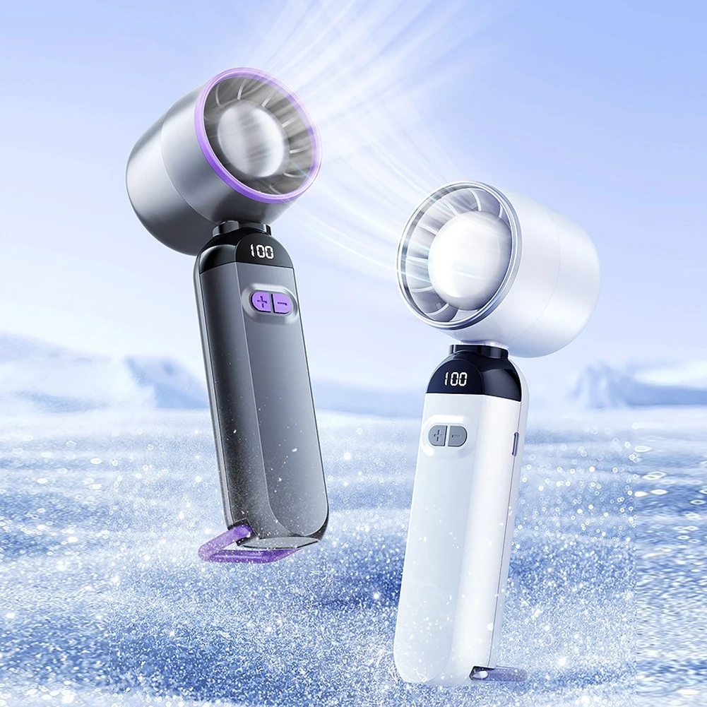 

Регулируемый охлаждающий вентилятор, светодиодный цифровой дисплей, портативный электрический вентилятор, перезаряжаемый через USB, для кемпинга, пешего туризма, активного отдыха