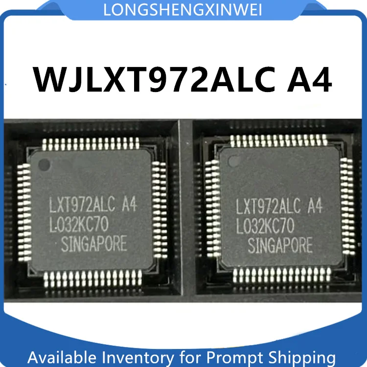 1PCS  New LXT972ALC WJLXT972ALC A4 Package QFP64 Original Fast Ethernet PHY Transceiver Chip IC in Stock