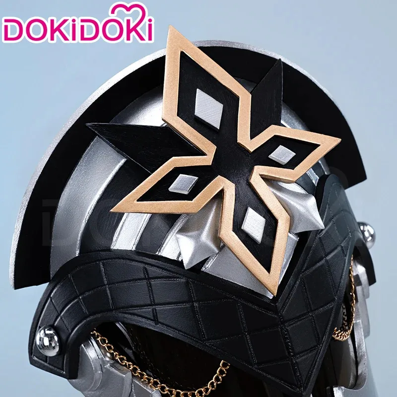 В НАЛИЧИИ Парик Капитана Капитано Игра DokiDoki Мужчины 80 см Длинные Волосы Fatui Harbinger Капитан Косплей Кепка