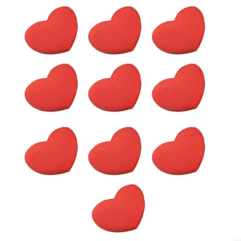 

10 шт. Форма сердца Силиконовая теннисная струнная вибрация вибрации вибрации тенниса