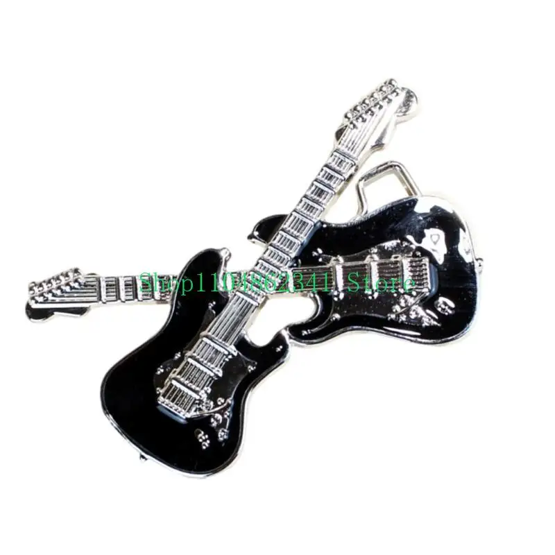 5ASD عتيقة حزام الإبزيم استبدال مزدوج حزام الغيتار الدعائم المعدنية الدعائم