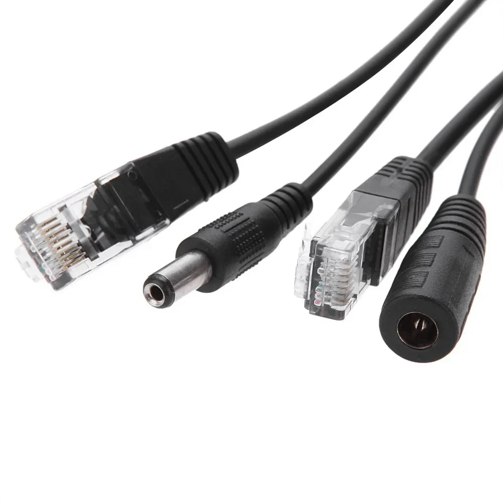 Adaptador de Cable POE, inyector, conjunto divisor, cinta apantallado, pasiva de Ethernet12-48v, sincronizador de combinador