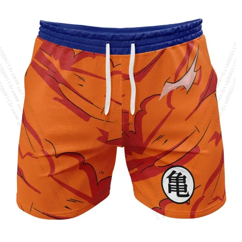 كاندي 2025 دراغون بول زد جوكو أنيمي الرجال السراويل ضغط تجريب طباعة الصالة الرياضية نصف السراويل تنفس الجري سريعة الجافة تأثيري Sp