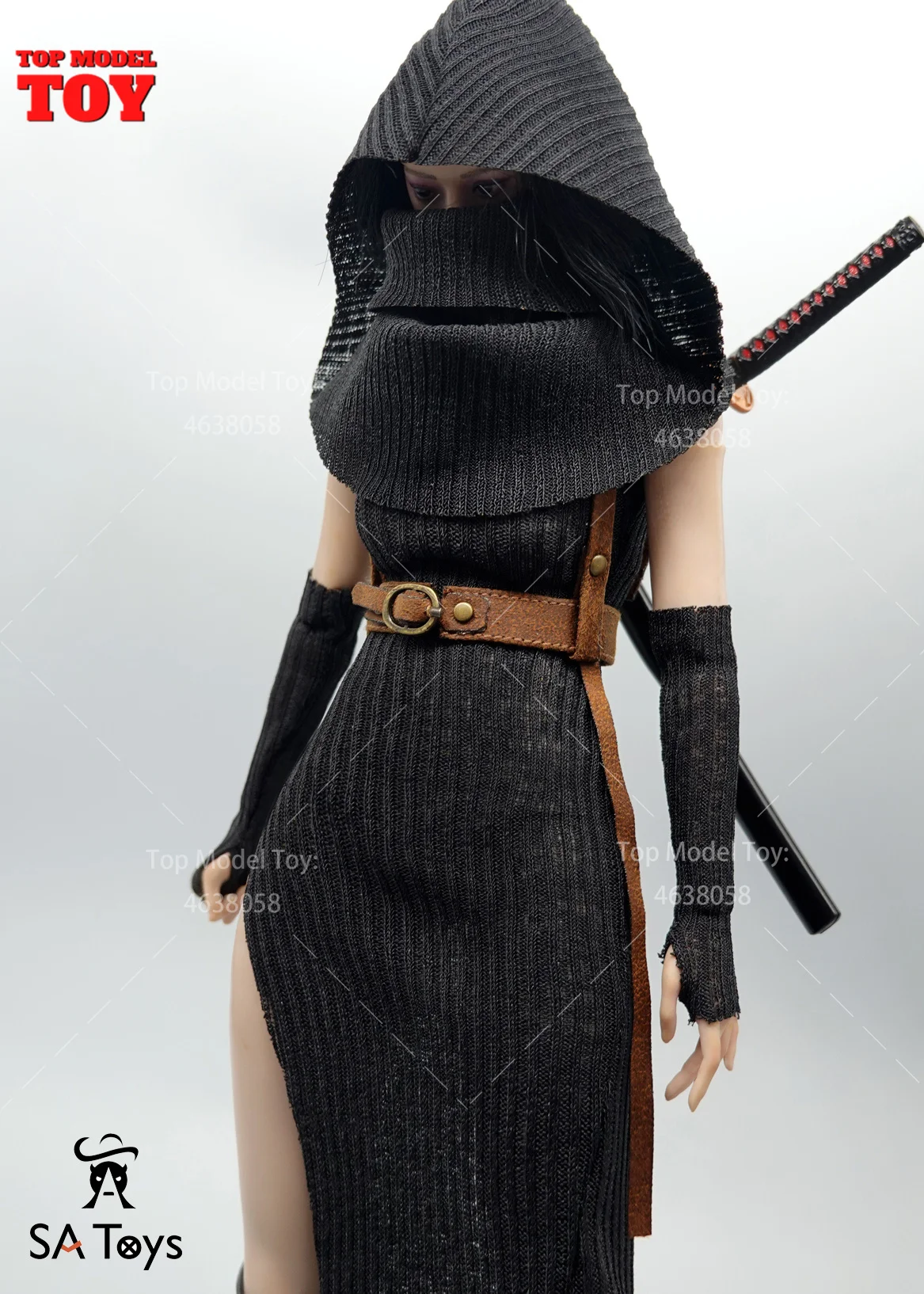 SATOYS SA008 1/6 Classic Assassin Dress From Post-apocalyptic Dune Clothes Model Fit 12'' Female SoldierAction Figure Body Dolls