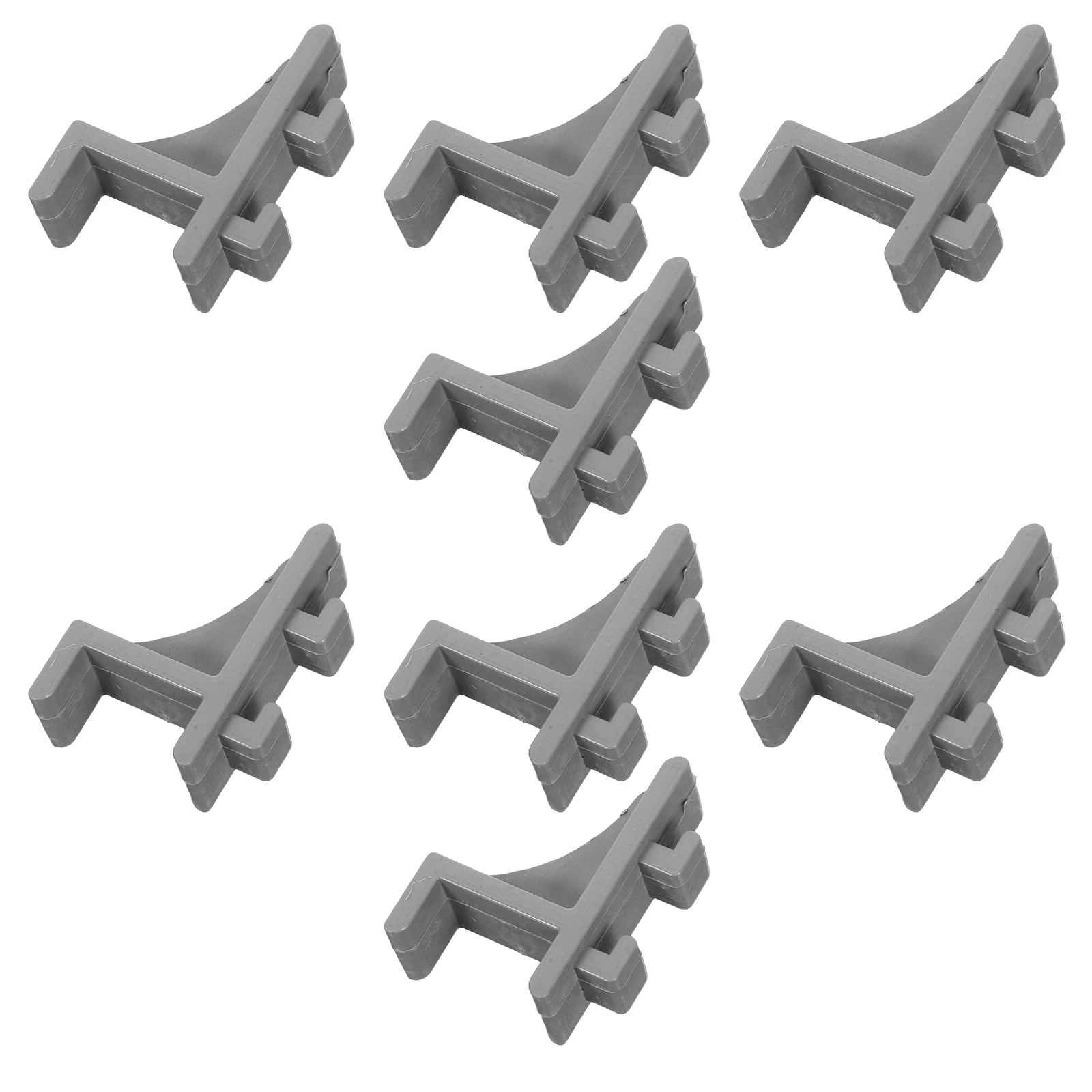 

8 Pcs Freezer Shelf Clips Refrigerator Hooks Easy Installation Material Suitable Most Refrigerators Long Use Curved