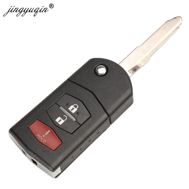 jingyuqin X1 X3 Flip Folding Remote Key Shell Car Case Fob Cover For Mazda 3 5 6 CX5 CX7 CX9 RX8 Case