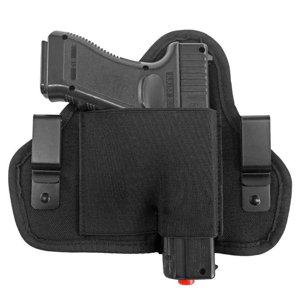 Tactical Pancake Concealed Carry IWB Gun Holster with Magazine Pouch Hidden Left / Right Hand Pistol Inside Waistband Holsters