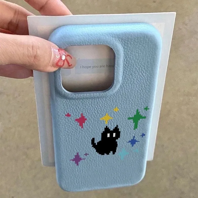 DMAWMJ противоударный чехол для телефона с милым черным котом для iphone 16 pro max 15 14 plus 13 11 12, задняя крышка для iphone xr xs max x бампер