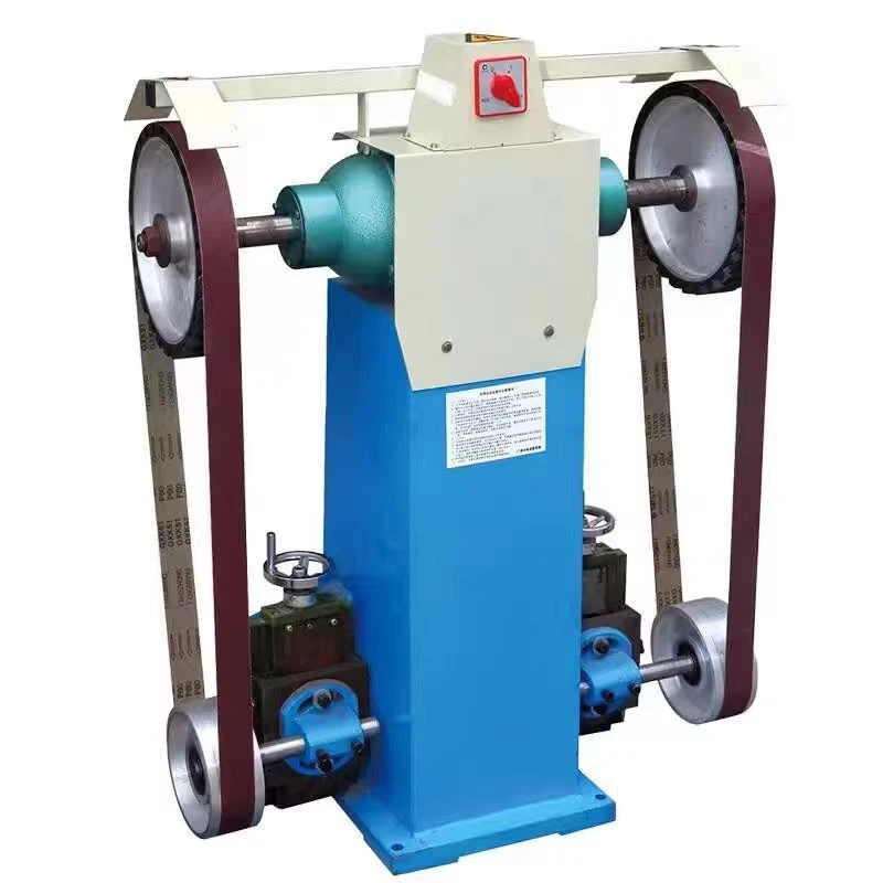 Industrial Heavy Duty Vertical Metal Polishing and Grinding Machine Environmentally Friendly Vertical 2100 * 50 Double