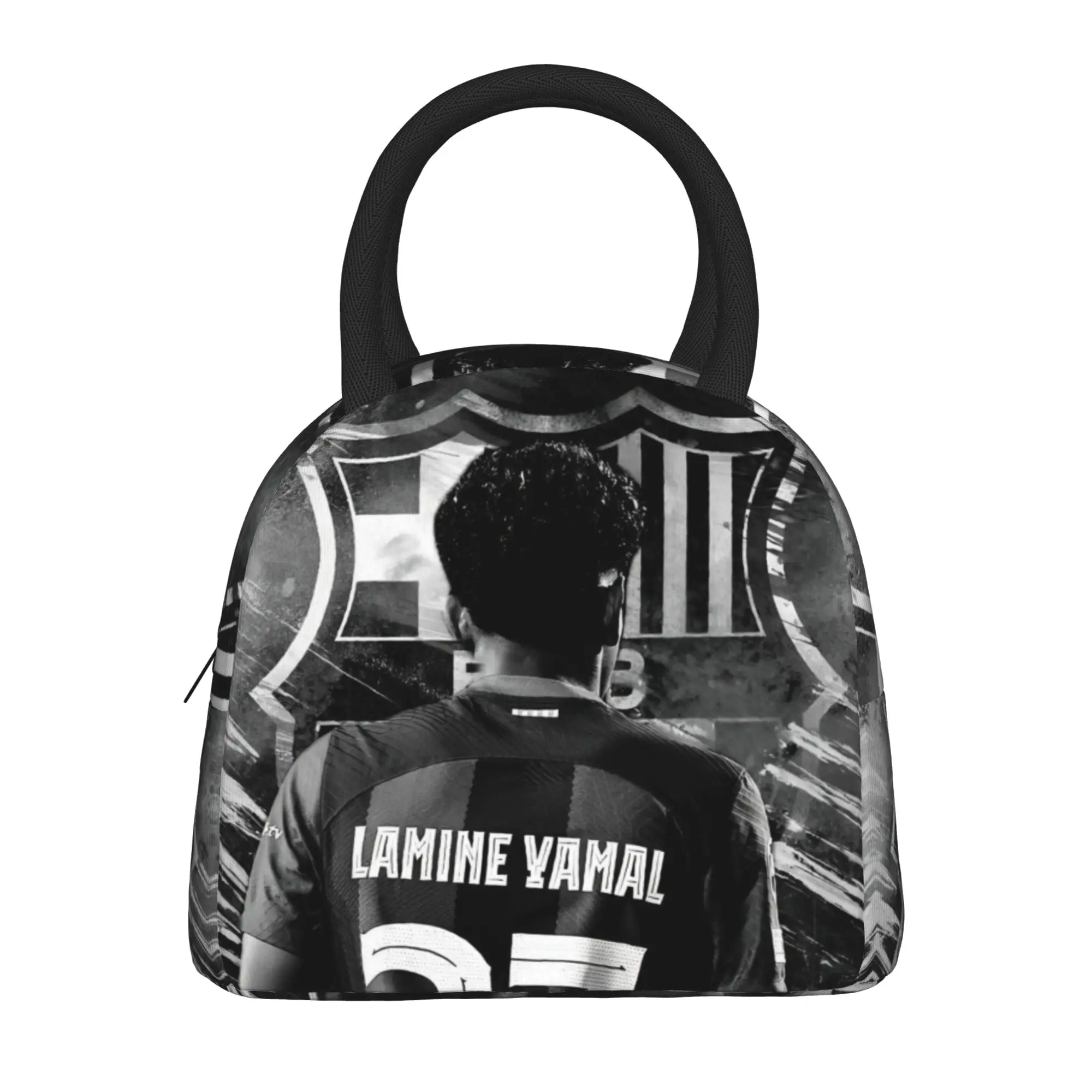 Insulated Lunch Bags L-Lamines Football Sports Y-Yamals Merch Soccer Lunch Container Ins Style Cooler Thermal Bento Box For Work