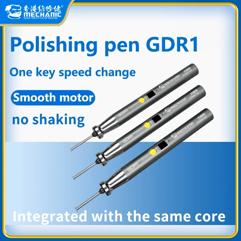 MECHANIC GDR1 Mini Charging CPU NAND Flash Grinding, Cutting, Removing Pen IC Chip Polishing, Disassembling, and Repair Tool