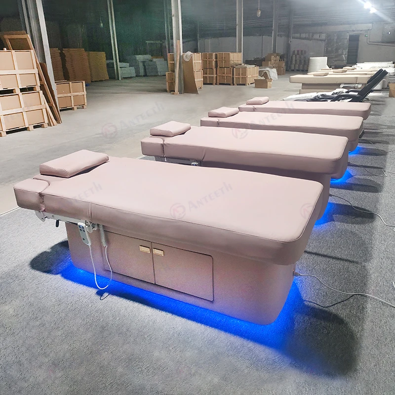 Aesthetic Bed With Heating Electric Massage Table Modern Design Treatment Chair Massage Bed Spa Tattoo Care Electric Beauty Bed