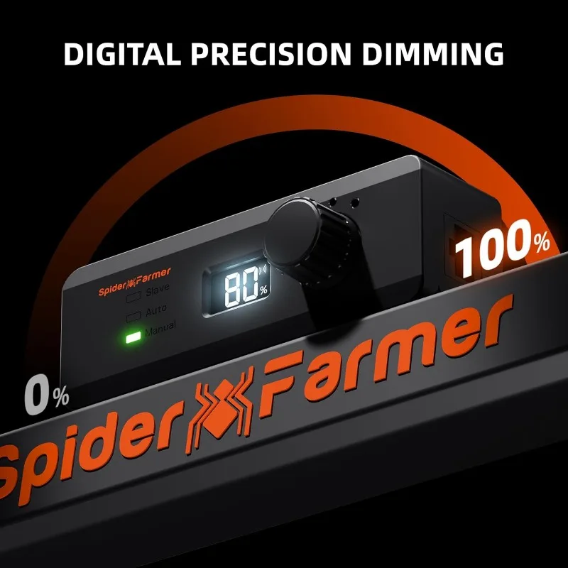 Spider Farmer 2024 G8600, 비용 효율적인 800W LED 성장 조명, 4x4ft, 5x5ft 커버리지, 전체 스펙트럼 조광 데이지 체인 상업