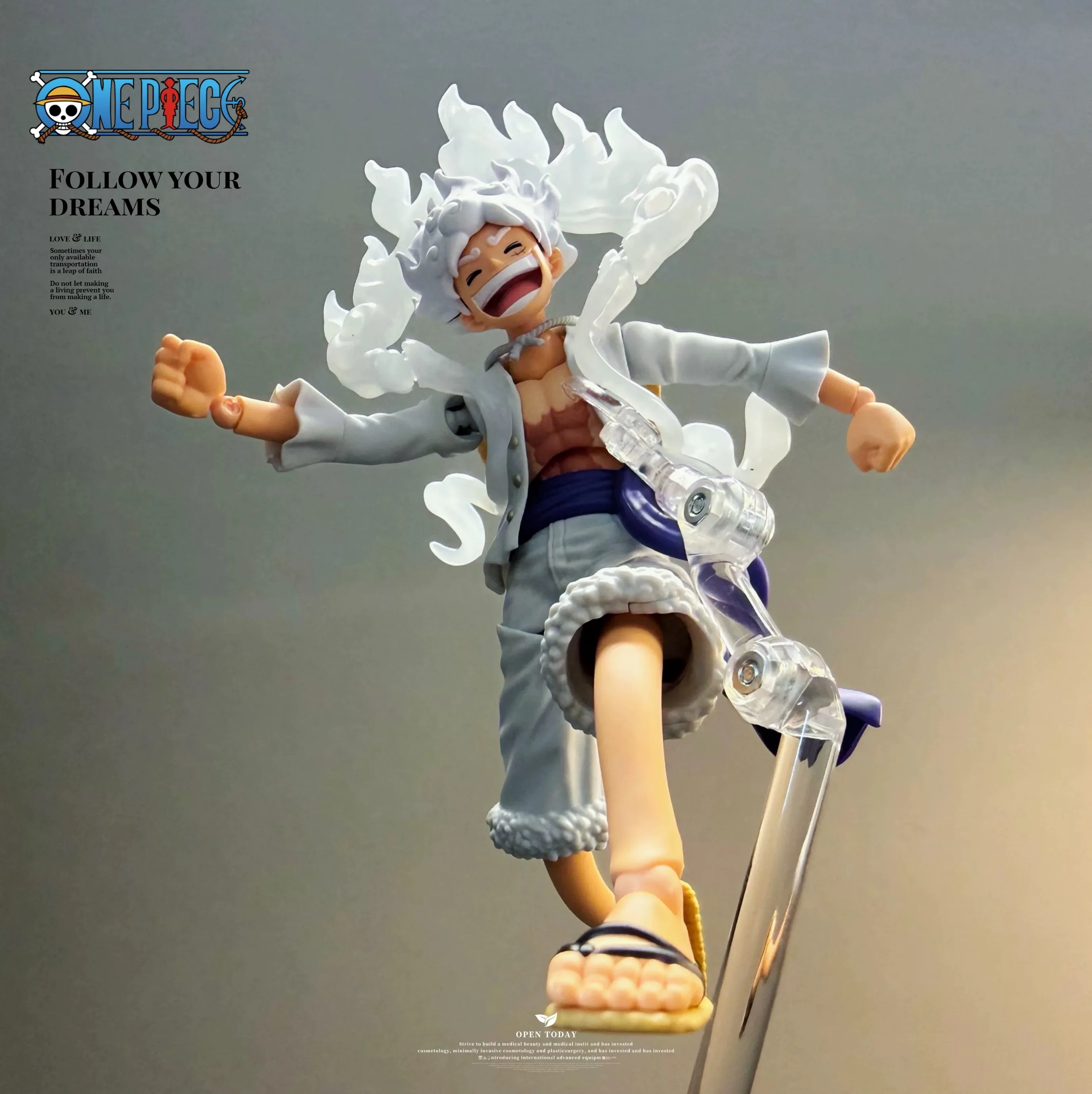 Bandai S.H.Figuarts SHF One Piece Nika Lufei Five-Gear Doll Hand-Held Toy Set Movable Series Doll - view 4