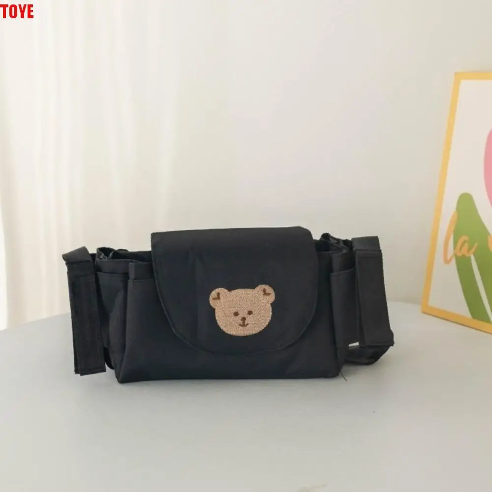 

Cute Cartoon Stroller Organizer Bag Bear Cloth Stroller Hanging Bag Multi Pocket Mommy Bag Pram Storage Bag Travel