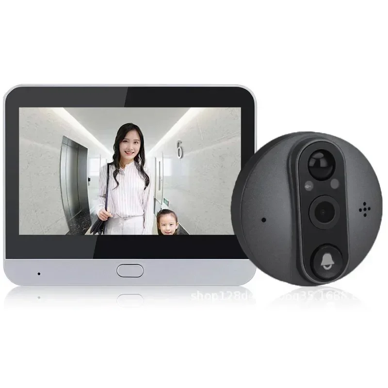 Graffiti Smart Visual Doorbell Cat Eye Home Camera 1080P Wireless WiFi Remote Monitoring HD