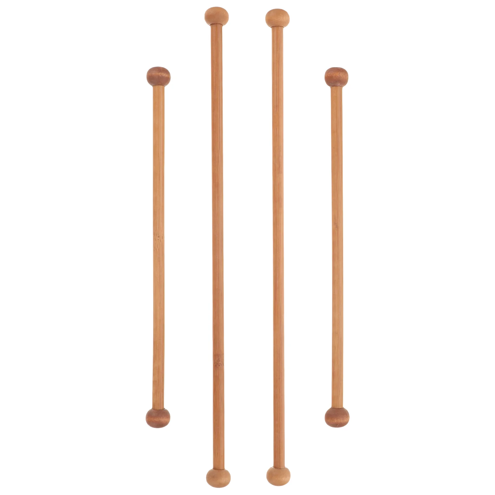 4 Pcs Dowel Hanger Braided Hanging Rod Clothes Rack Wood Tapestry Sticks Banner Poles