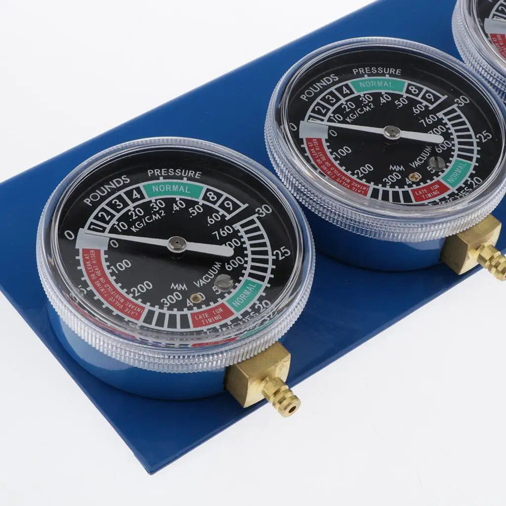 مقياس الفراغ المكربن المزامن موازن دراجة نارية السيارة #6